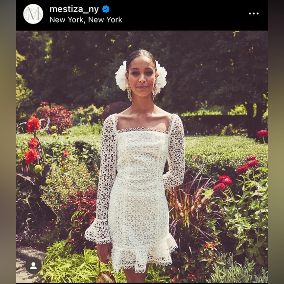 Mestiza NY Sinatra Lace Dress Size 4 - Picture 1 of 9